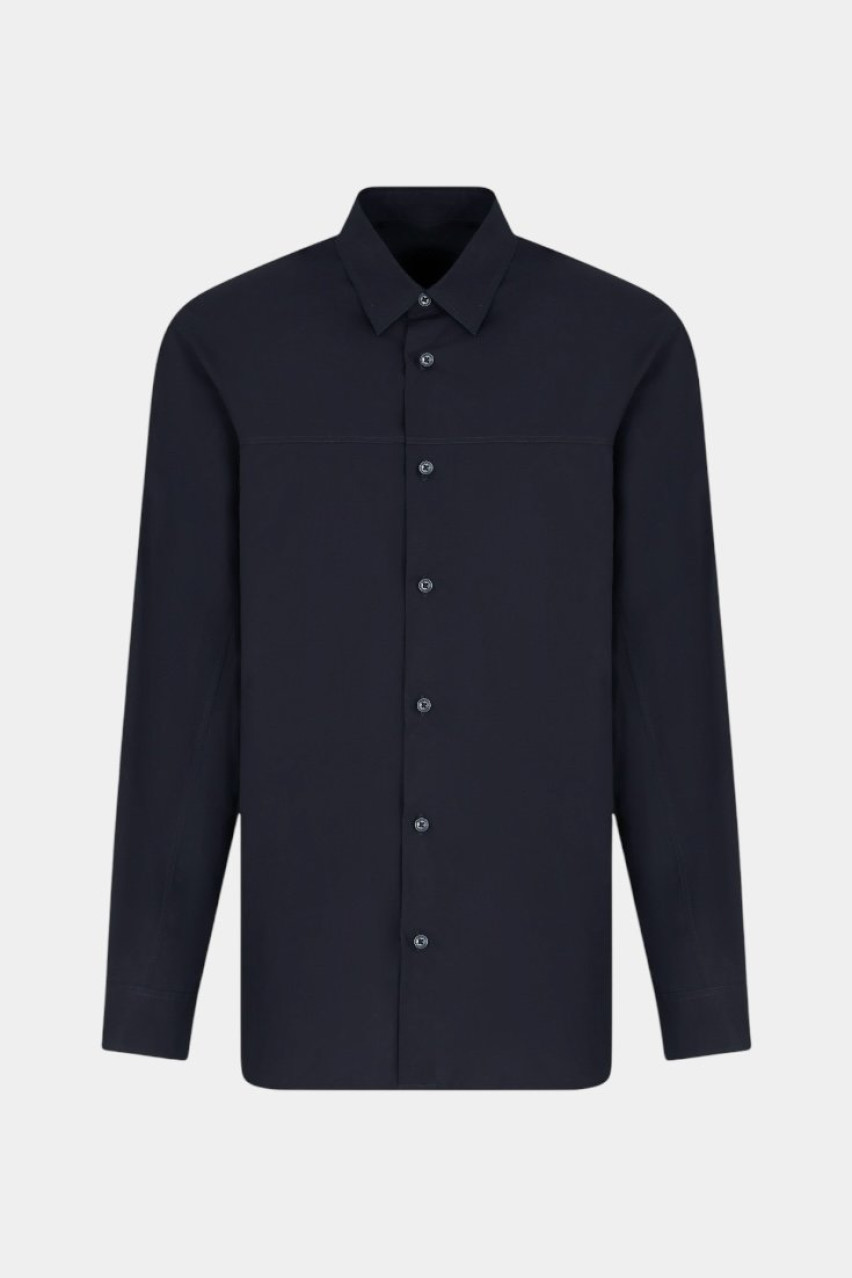 Темно-синяя рубашка стандартного кроя из хлопкового поплина XM000374 AF12994 UB101 Armani Exchange