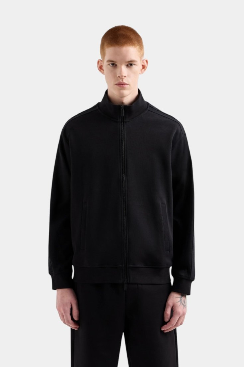 Чорний спортивний костюм з логотипною стрічкою XM000311 AF10365 UC001, XM000308 AF10365 UC001 Armani Exchange