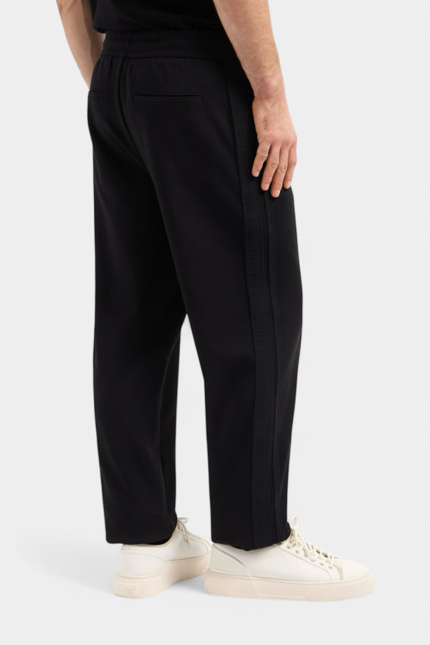 Чорний спортивний костюм з логотипною стрічкою XM000311 AF10365 UC001, XM000308 AF10365 UC001 Armani Exchange