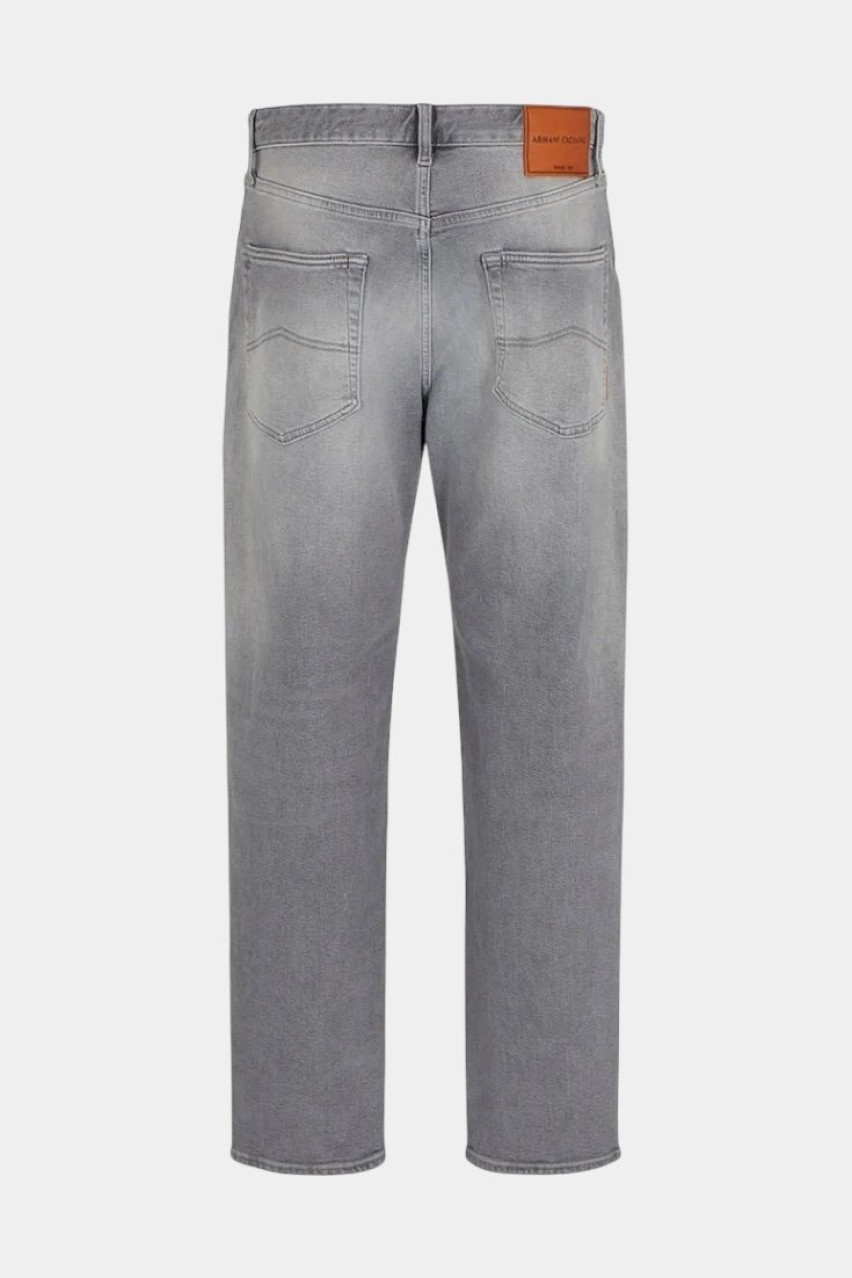 Сірі джинси прямого крою з потертостями XM000075 AF14656 M8088 Armani Exchange