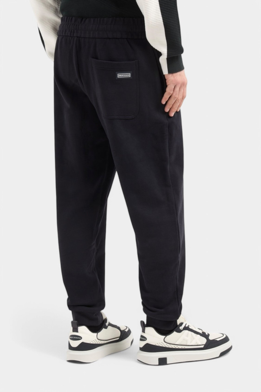 Темно-сині спортивні штани з бавовняного футера XM000292 AF12656 UB101 Armani Exchange
