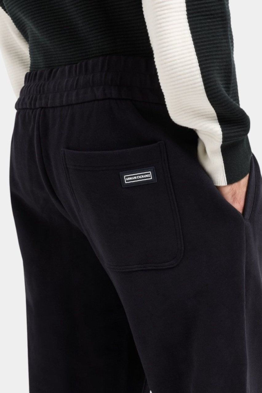 Темно-сині спортивні штани з бавовняного футера XM000292 AF12656 UB101 Armani Exchange