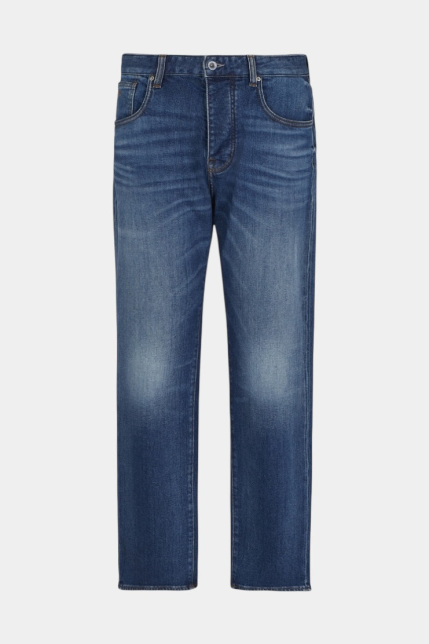 Синие джинсы прямого кроя XM000075 AF13097 MB001 Armani Exchange