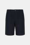 Темно-сині шорти зі стретч-габардину