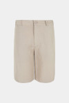 Бежеві шорти зі стретч-габардину