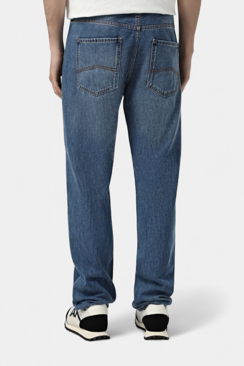 Синие джинсы прямого кроя XM000069 AF13362 MB002 Armani Exchange
