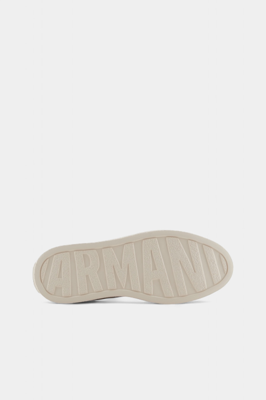 Молочні масивні кеди з натуральної шкіри XUX260 XV954 00894 Armani Exchange