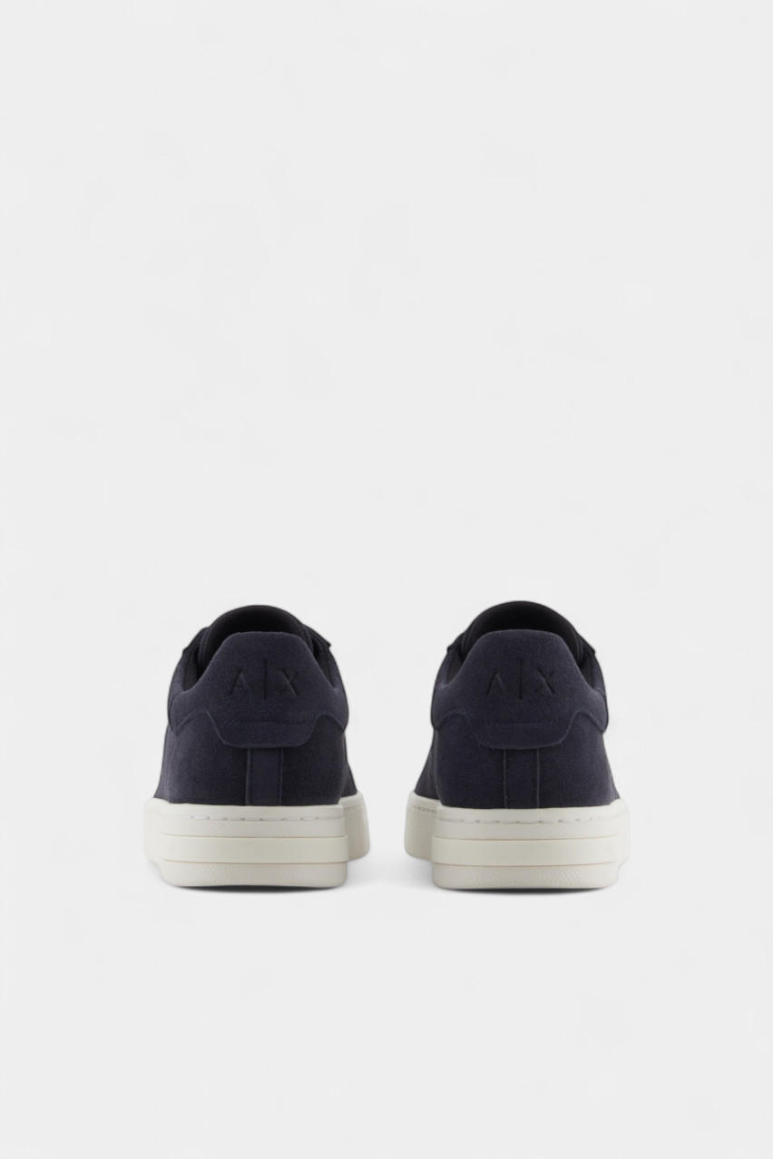Темно-синие замшевые кеды с логотипом XUX253 XV868 01826 Armani Exchange