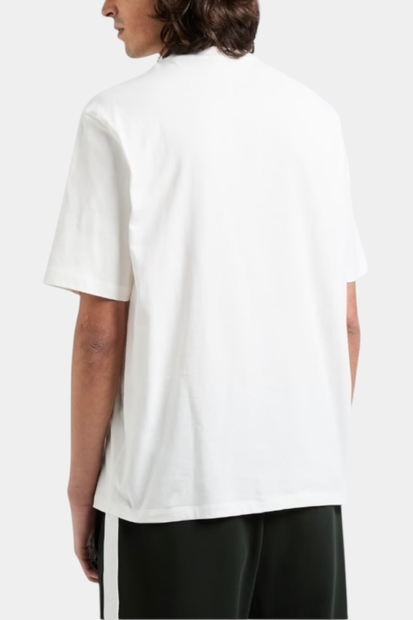 Біла футболка стандартного крою з вишитим малюнком XM000273 AF10361 U0009 Armani Exchange