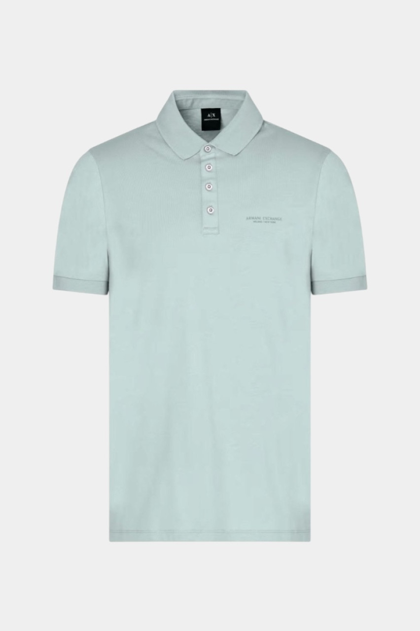 Мʼятне бавовняне поло 8NZF80 Z8H4Z U9212 Armani Exchange