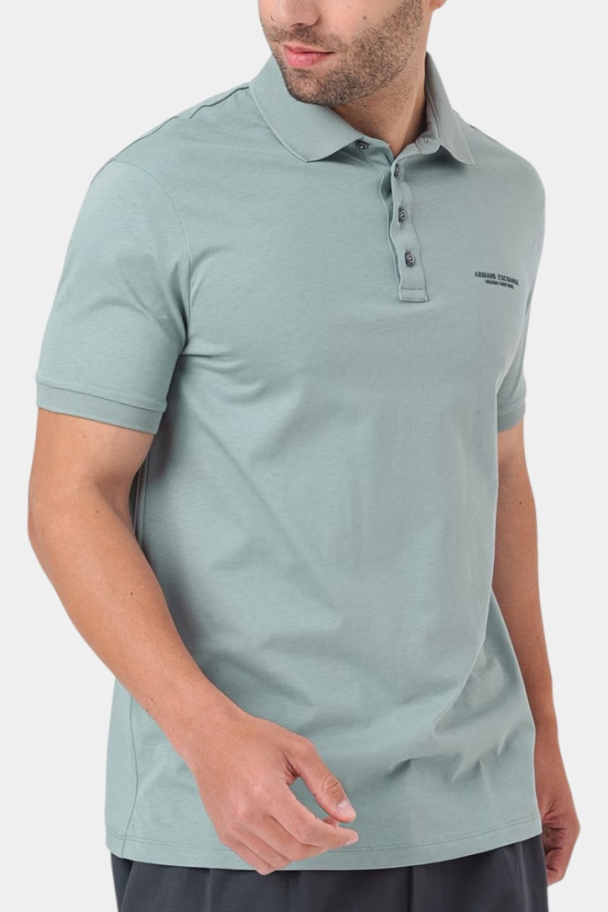 Мʼятне бавовняне поло 8NZF80 Z8H4Z U9212 Armani Exchange
