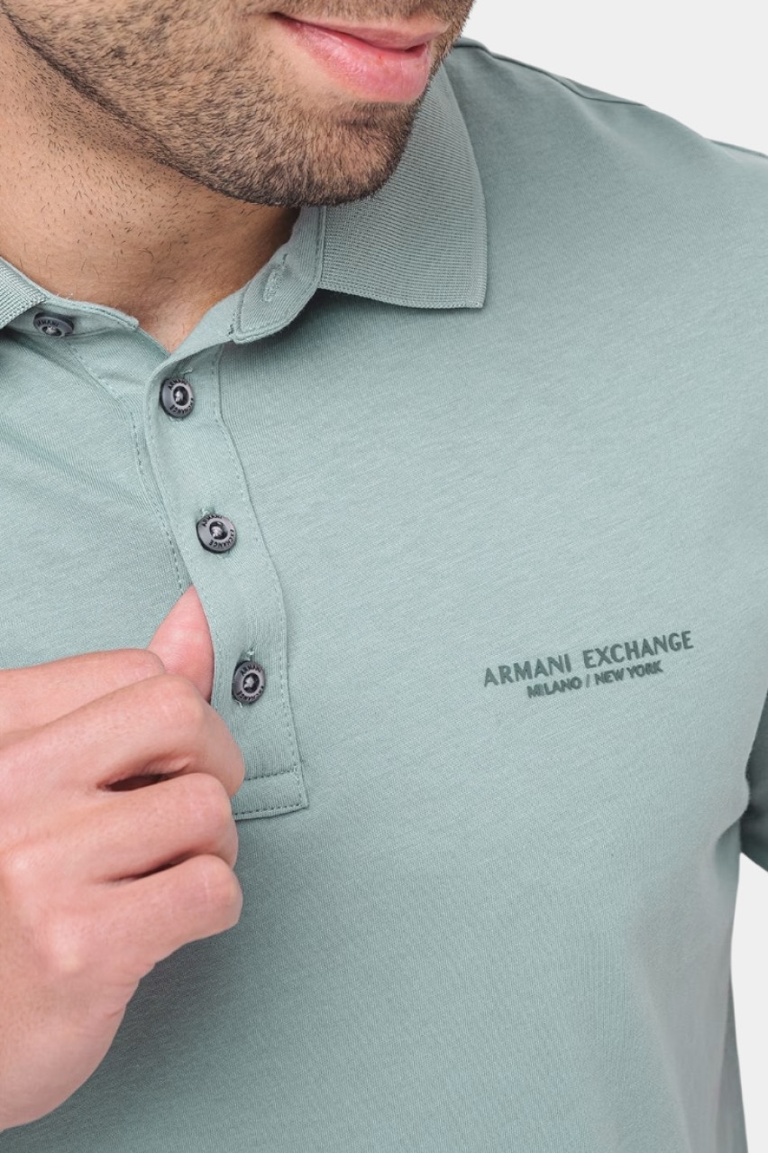 Мʼятне бавовняне поло 8NZF80 Z8H4Z U9212 Armani Exchange