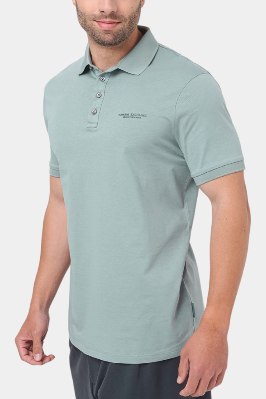 Мʼятне бавовняне поло 8NZF80 Z8H4Z U9212 Armani Exchange