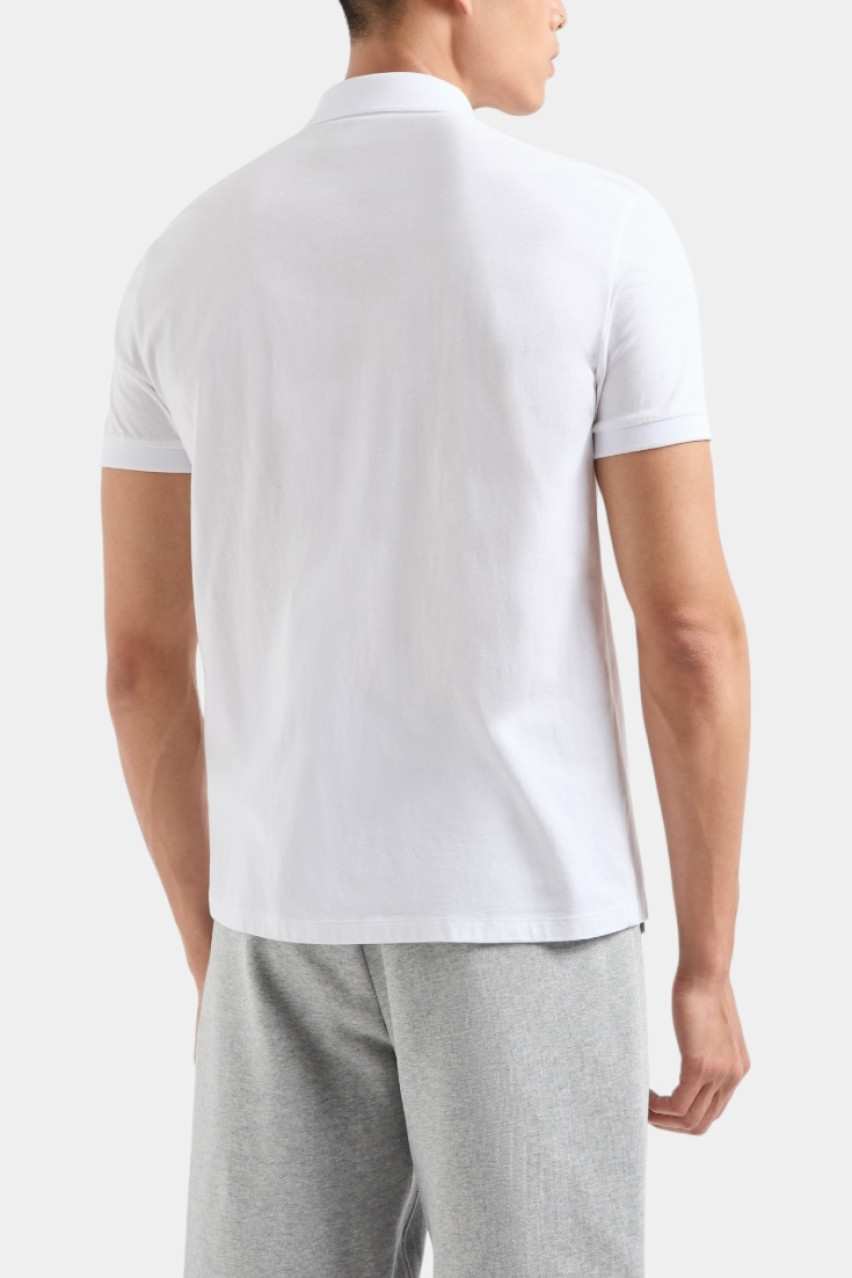 Біле бавовняне поло 8NZF80 Z8H4Z 1100 Armani Exchange