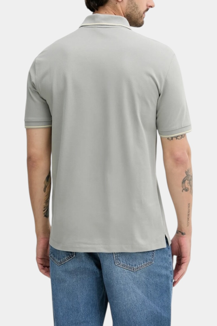 Сіре поло стандартного крою з мерсеризованої бавовни XM000489 AF13026 U8051 Armani Exchange