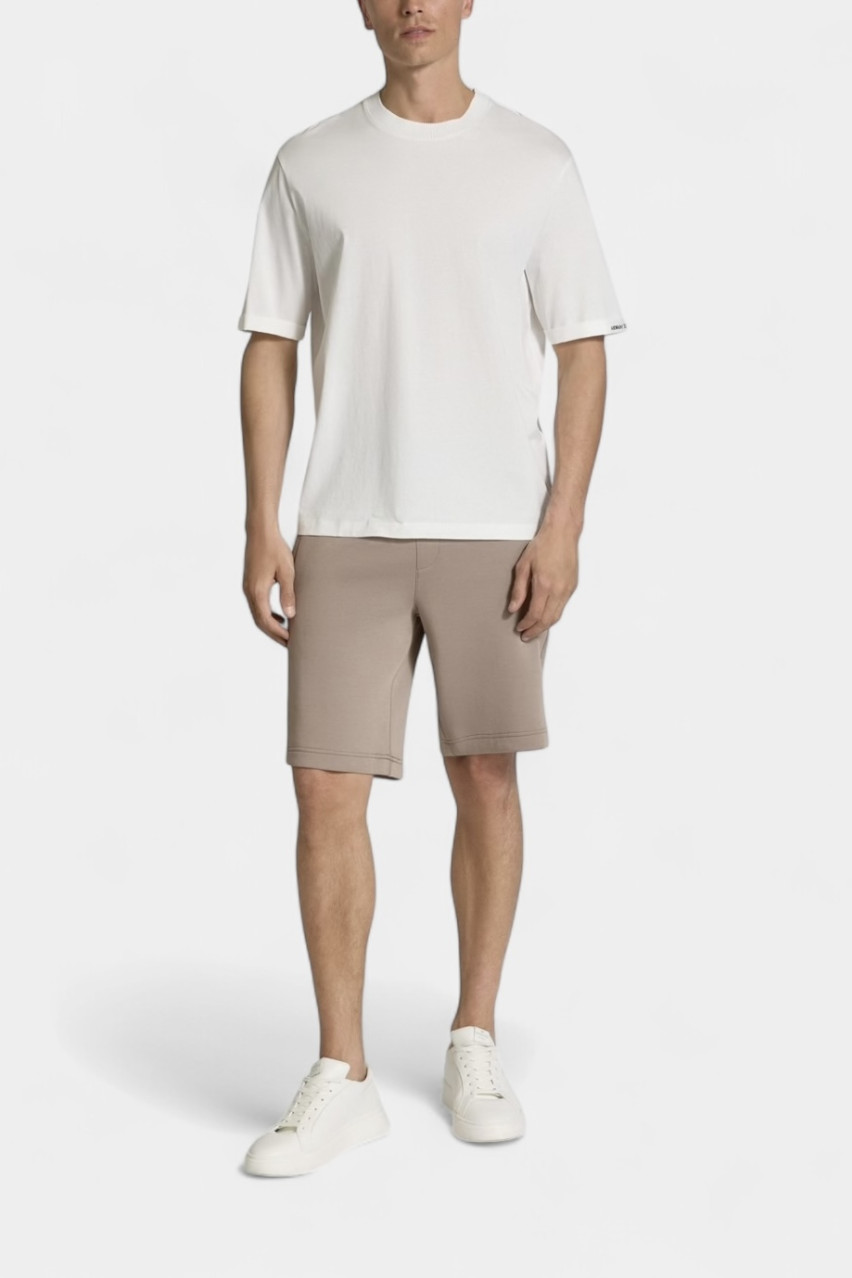 Бежевые хлопковые шорты XM000372 AF10818 U6107 Armani Exchange