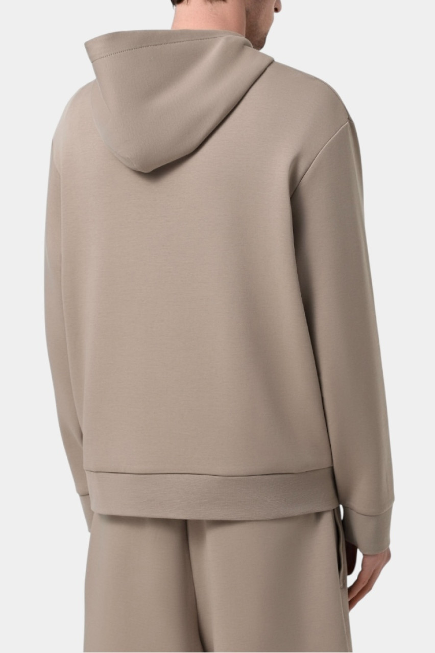 Бежеве худі з логотипом XM000482 AF10818 U6167 Armani Exchange