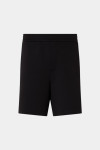 Черные базовые шорты из эластичного хлопка