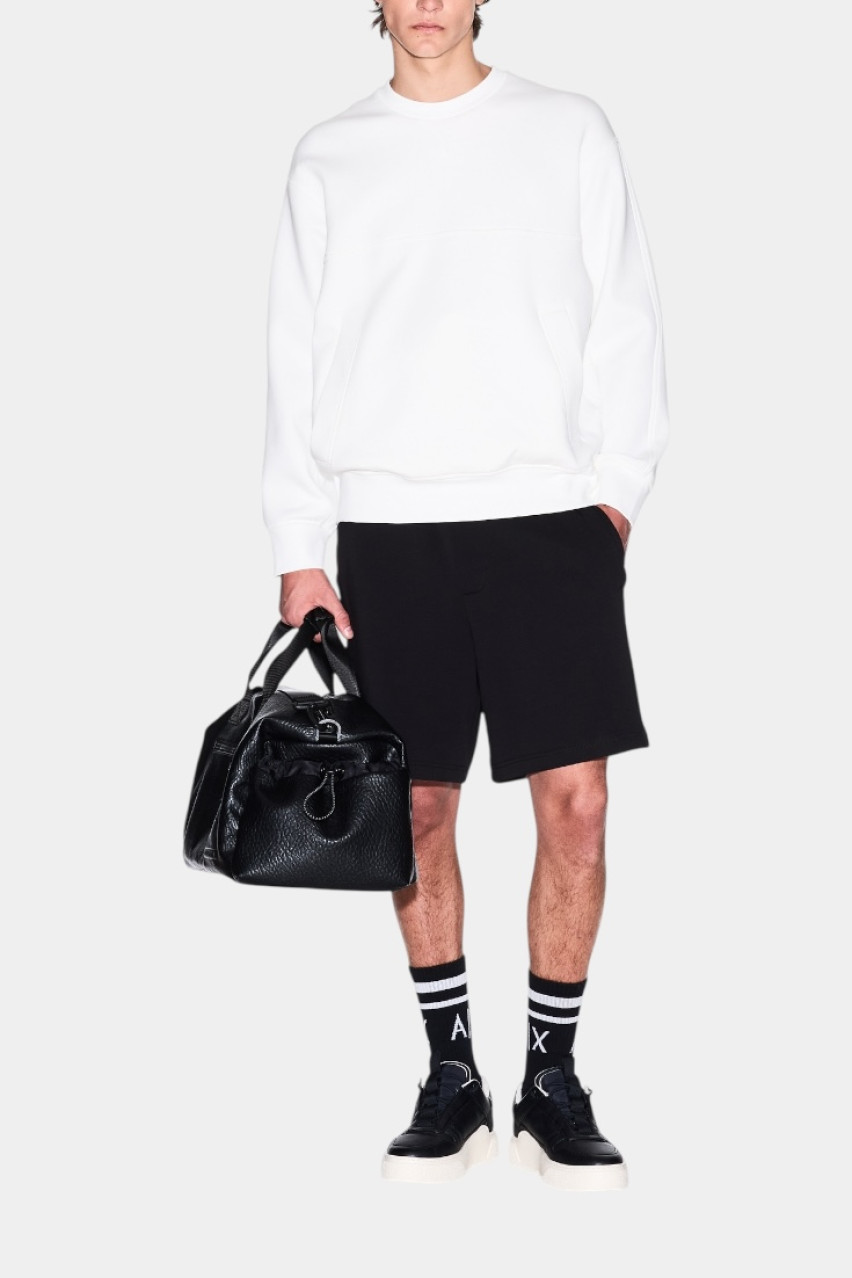 Черные базовые шорты из эластичного хлопка XM000483 AF10818 UC001 Armani Exchange