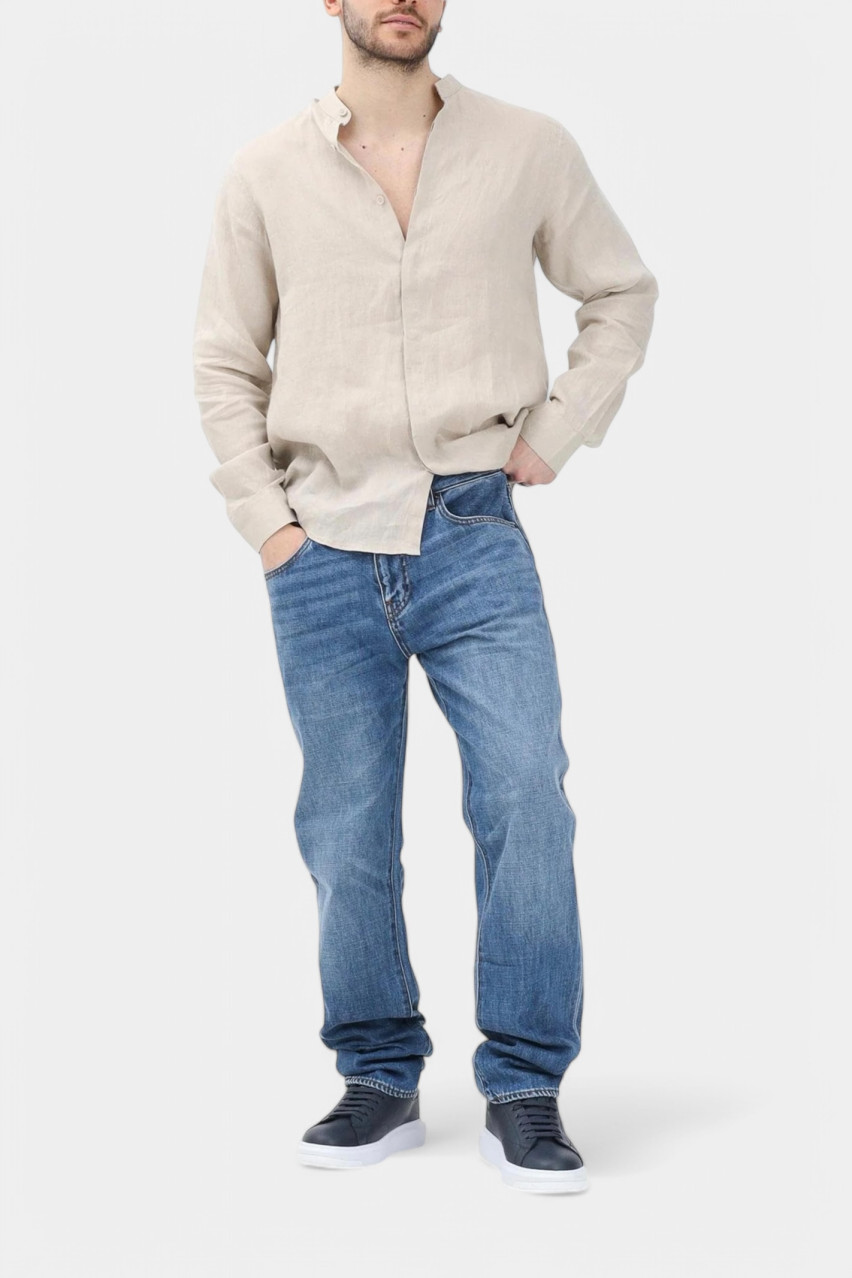 Синие джинсы прямого кроя XM000049 AF13362 MB002 Armani Exchange