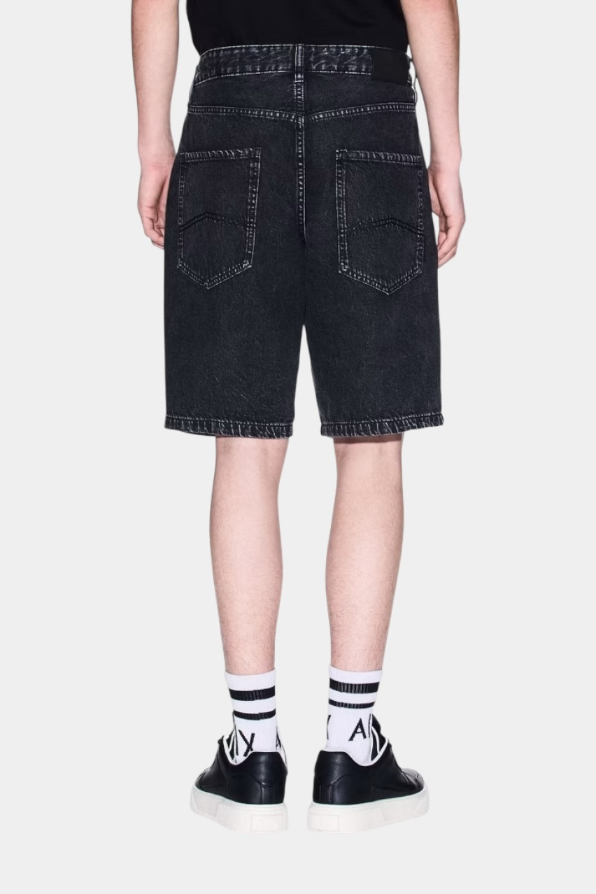 Темно-серые джинсовые шорты широкого кроя XM000658 AF13366 M8001 Armani Exchange