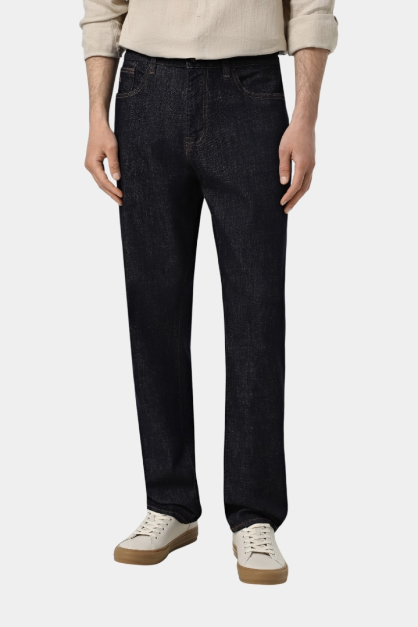 Темно-сині джинси прямого крою з контрастними швами XM000069 AF12284 MB001 Armani Exchange