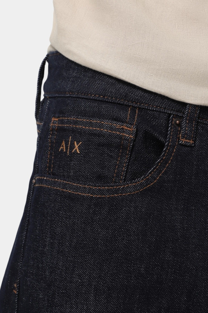 Темно-сині джинси прямого крою з контрастними швами XM000069 AF12284 MB001 Armani Exchange