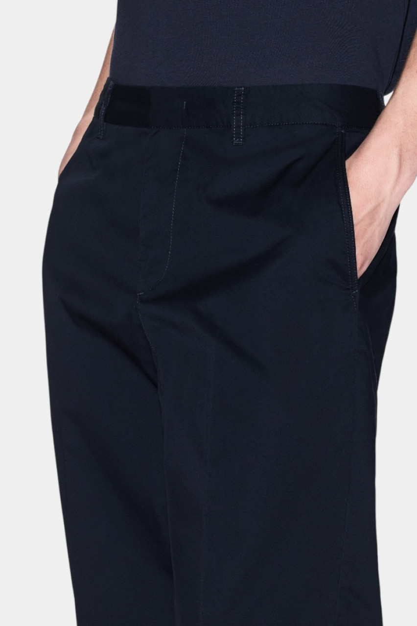 Темно-сині брюки прямого крою з бавовняного твілу XM000360 AF12307 UB101 Armani Exchange