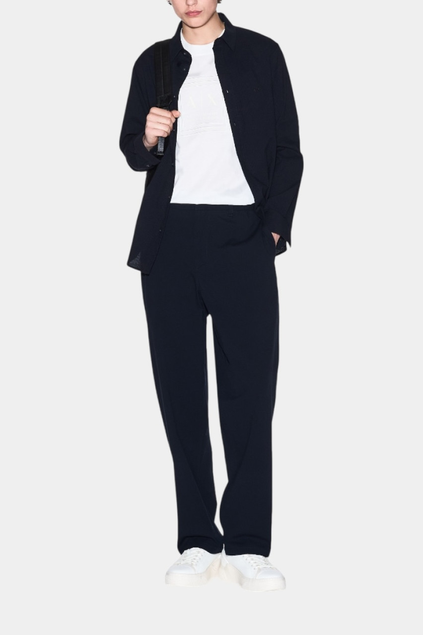 Темно-сині брюки-чіноси з еластичної бавовни XM001235 AF14861 UB101 Armani Exchange