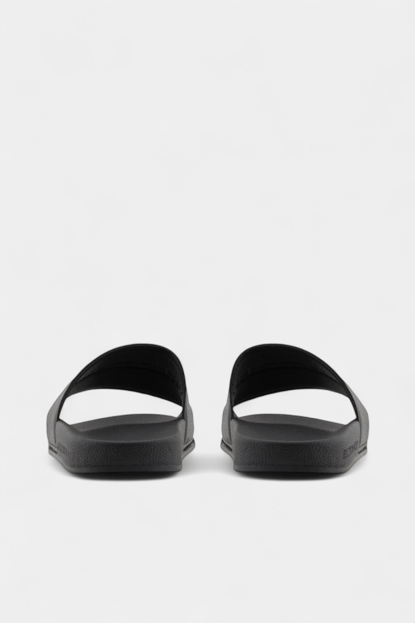 Черные шлепанцы с тисненым логотипом XUP017 XV795 00002 Armani Exchange