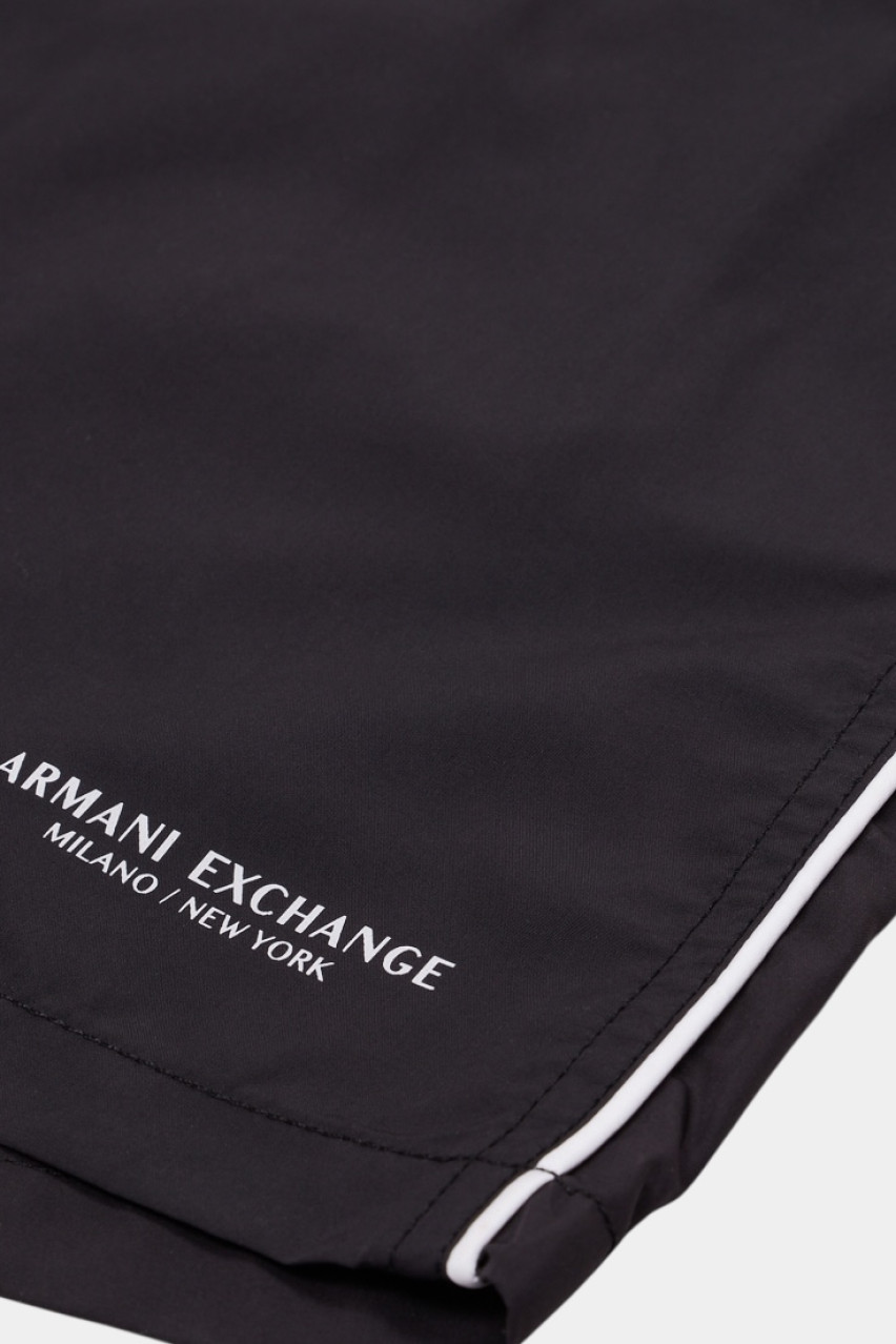 Чорні плавки-боксерки з логотипом 953035 CC630 00020 Armani Exchange