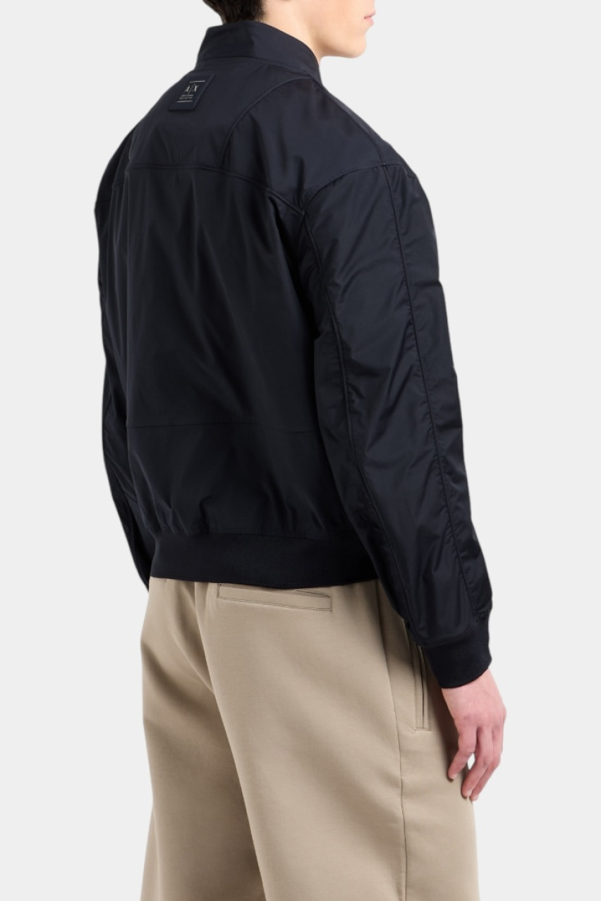 Темно-синий бомбер с накладными карманами XM000344 AF12283 UB101 Armani Exchange