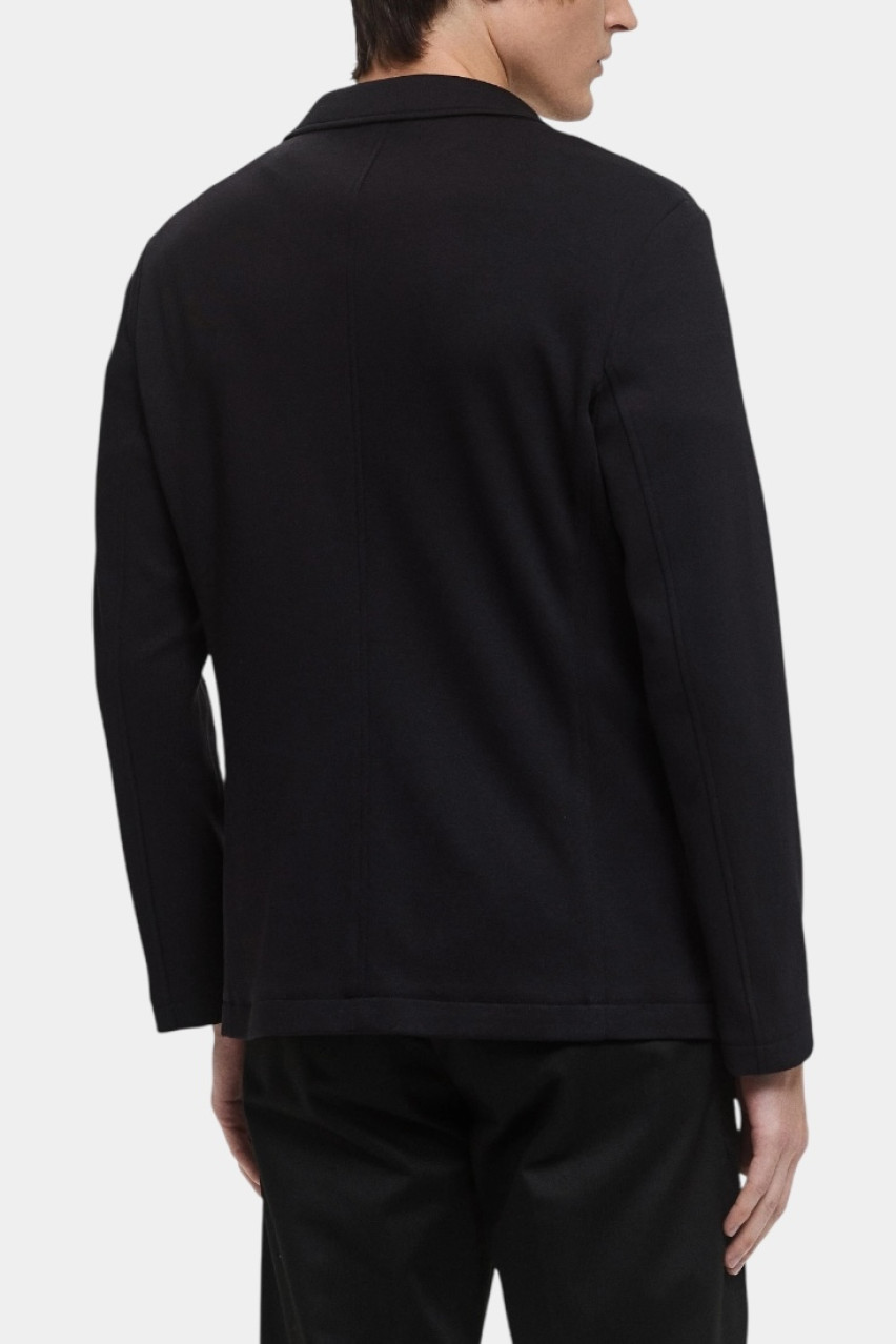 Чорний бавовняний однобортний піджак XM000496 AF10365 UC001 Armani Exchange