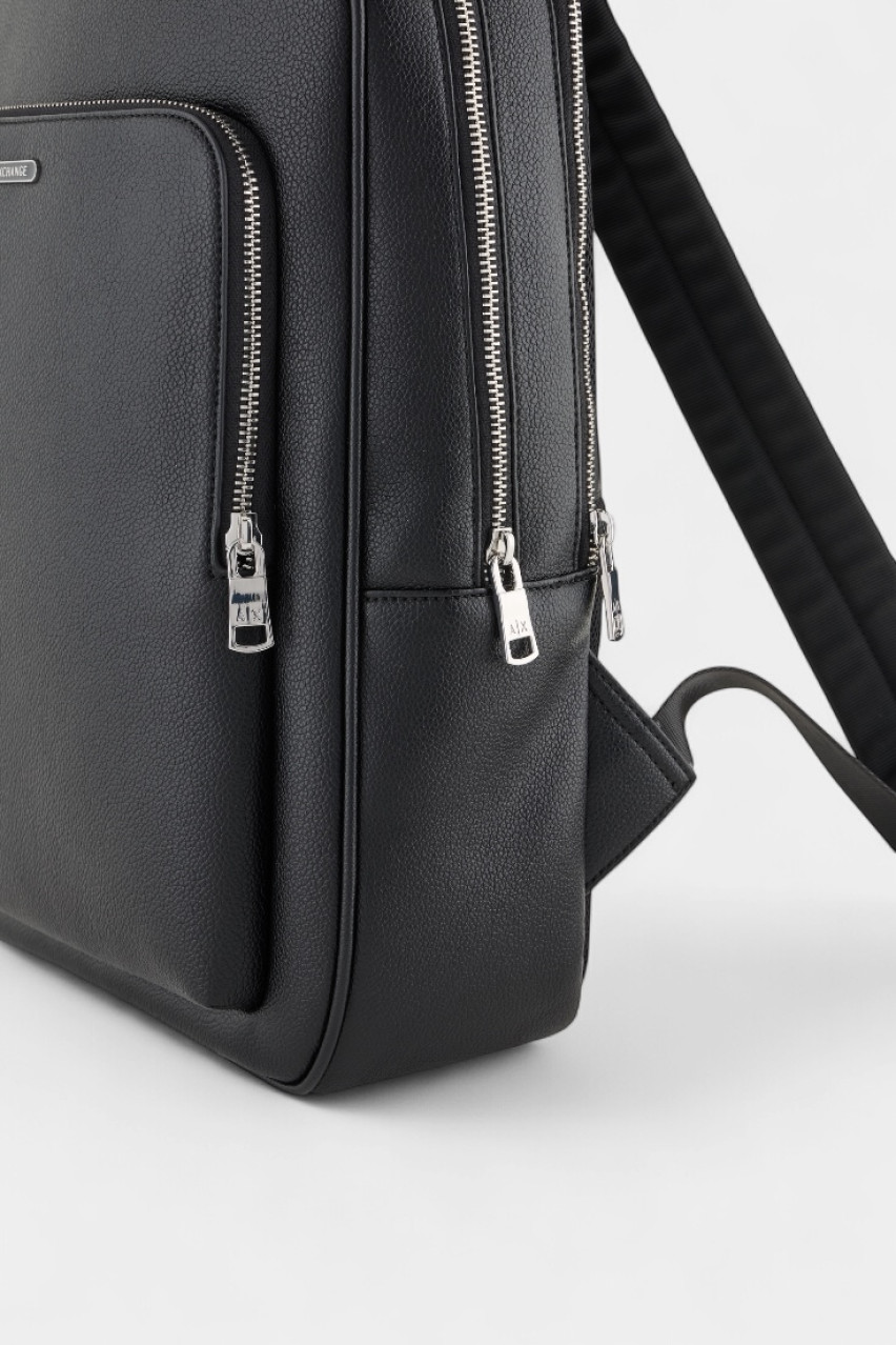 Чорний рюкзак з екошкіри XM000241 AF12134 UC001 Armani Exchange