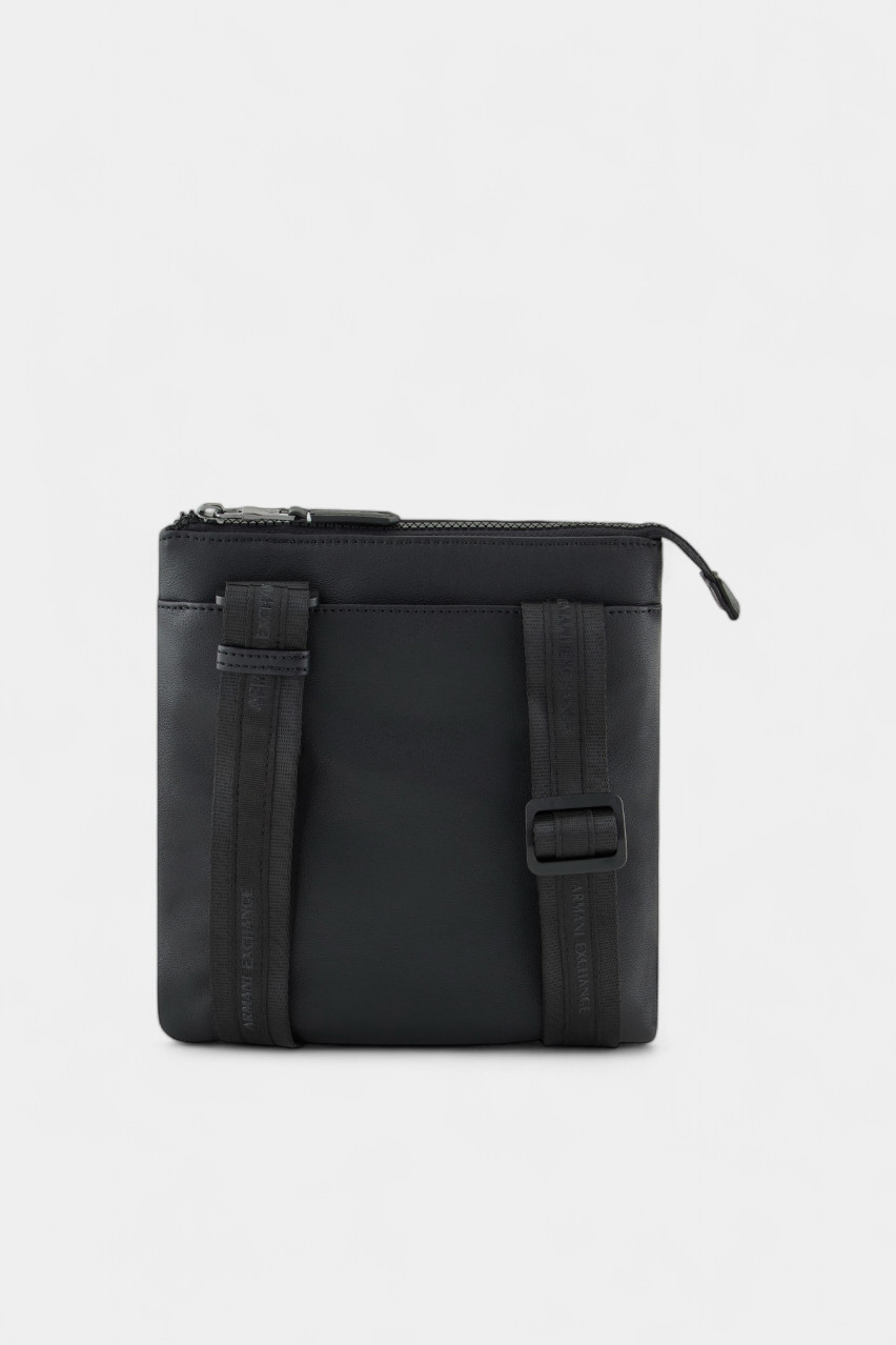 Черная сумка кросс-боди с наружным карманом и металлическим логотипом XM000144 AF11925 UC001 Armani Exchange