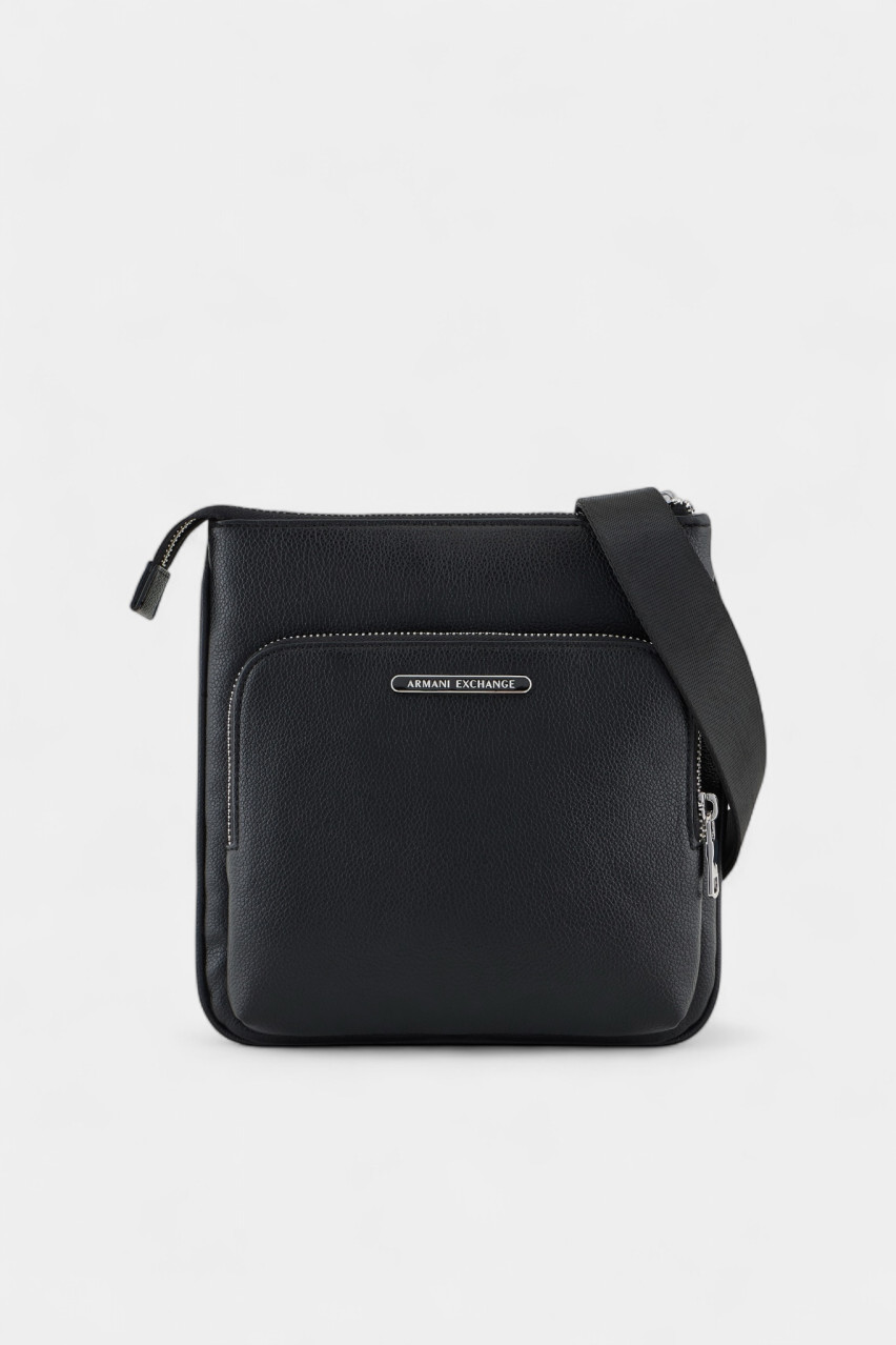 Черная сумка кросс-боди из экокожи XM000846 AF12134 UC001 Armani Exchange