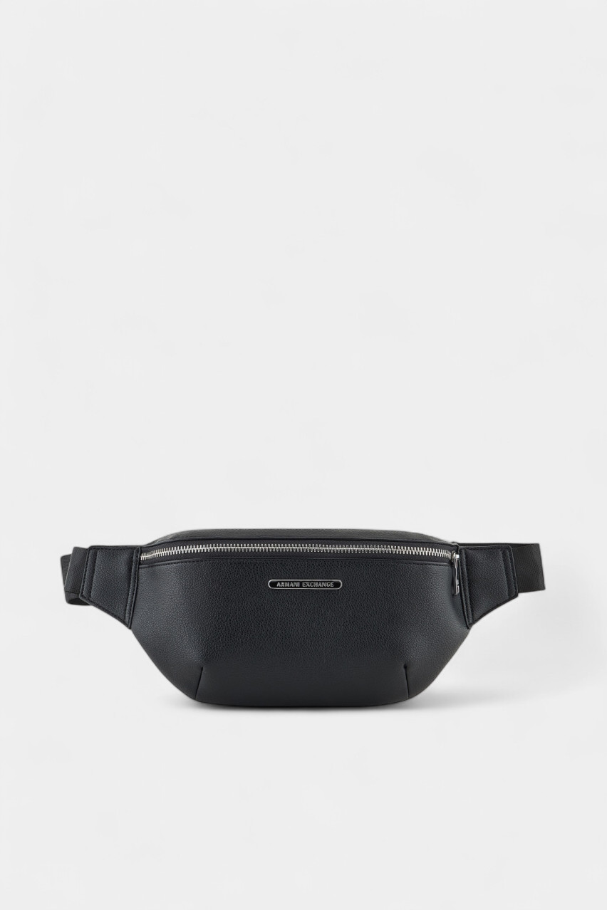 Чорна поясна сумка з екошкіри XM000848 AF12134 UC001 Armani Exchange