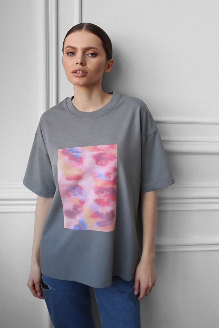 Серая футболка Hypnosis