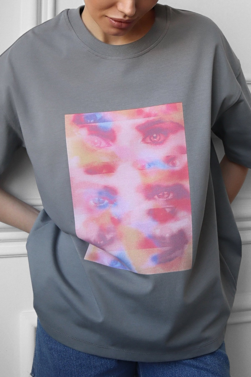 Серая футболка Hypnosis