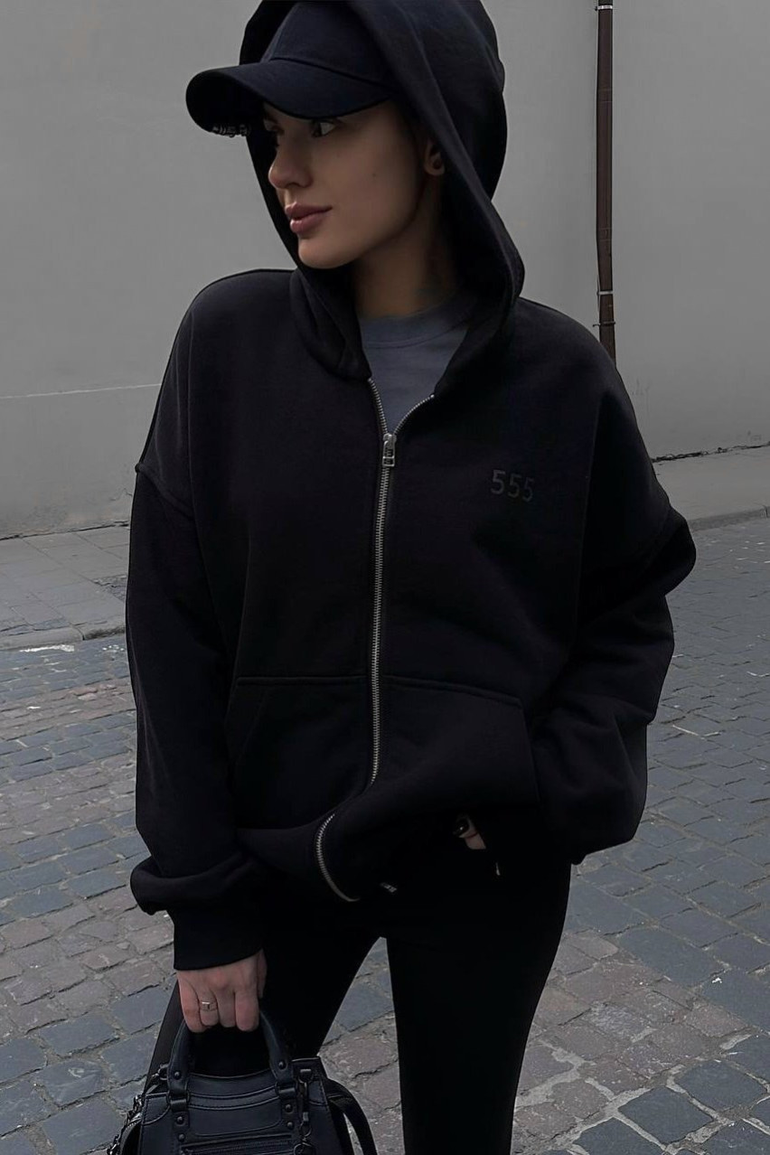 Чёрное худи Butterfly BLAZH.