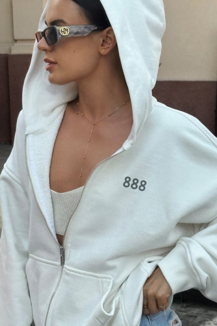 Молочное худи Butterfly SS2024-13 BLAZH.