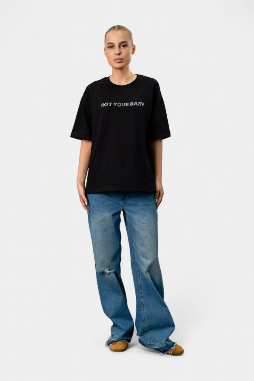 Синие джинсы с низкой посадкой BLAZH.