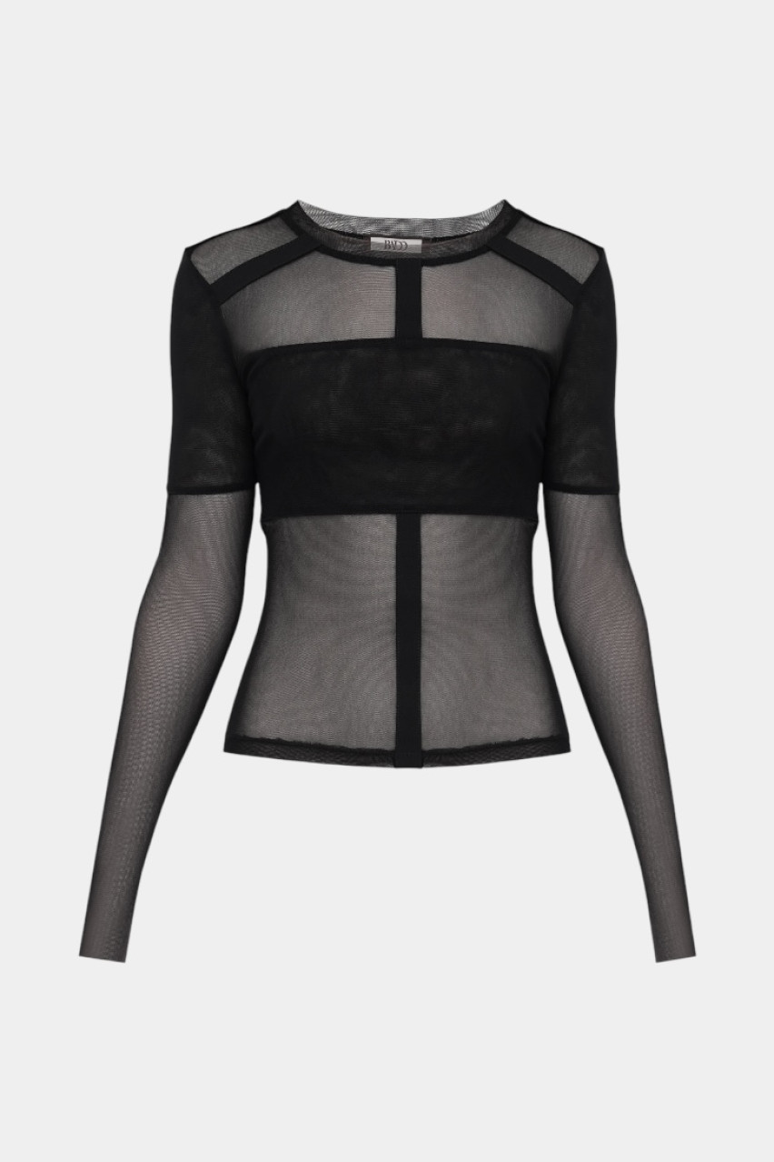 Чёрный лонгслив Espresso BLAZH.