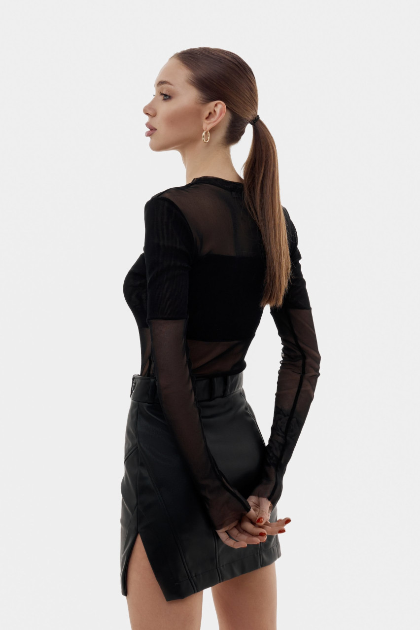 Чёрный лонгслив Espresso BLAZH.