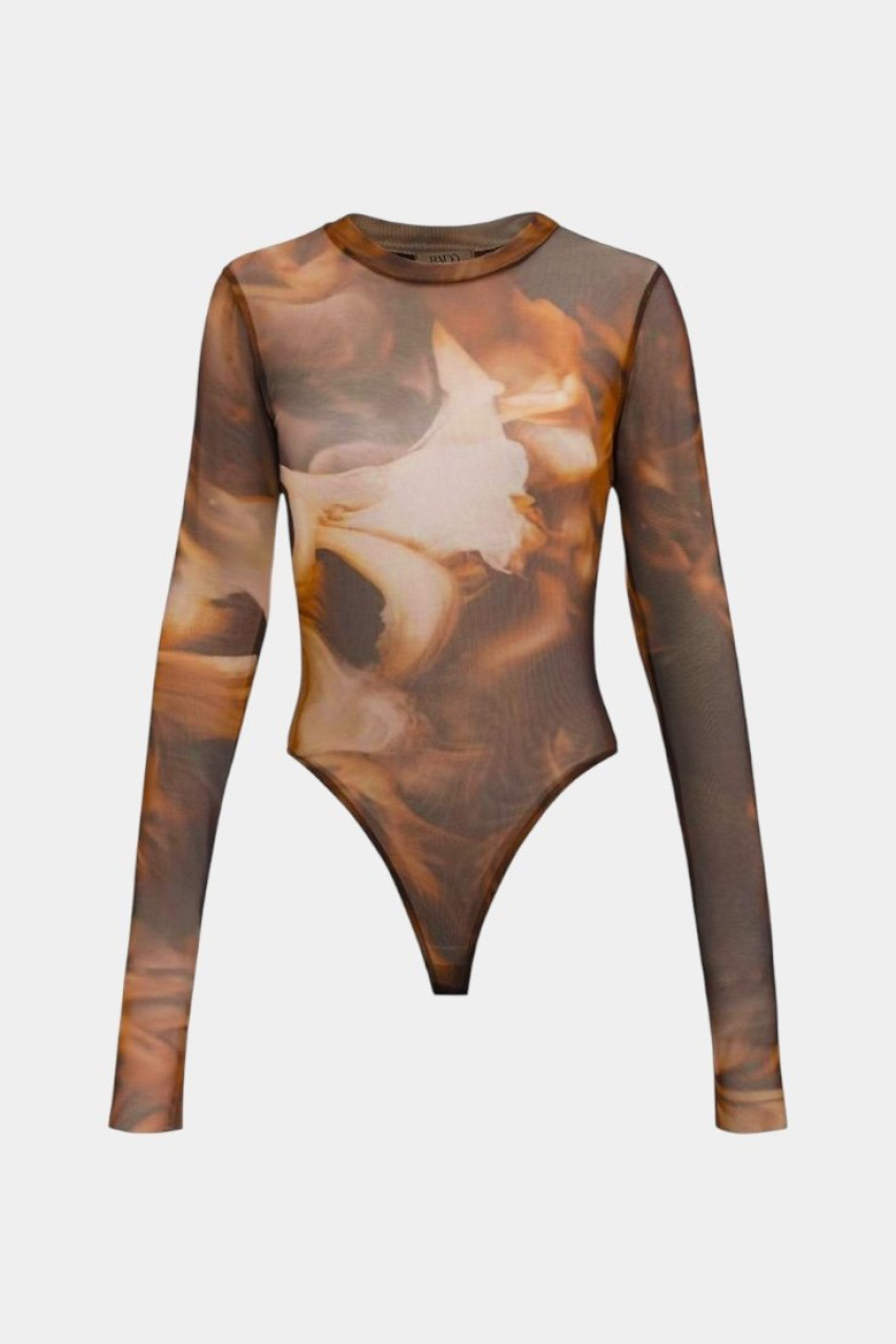 Коричневе боді Flat White