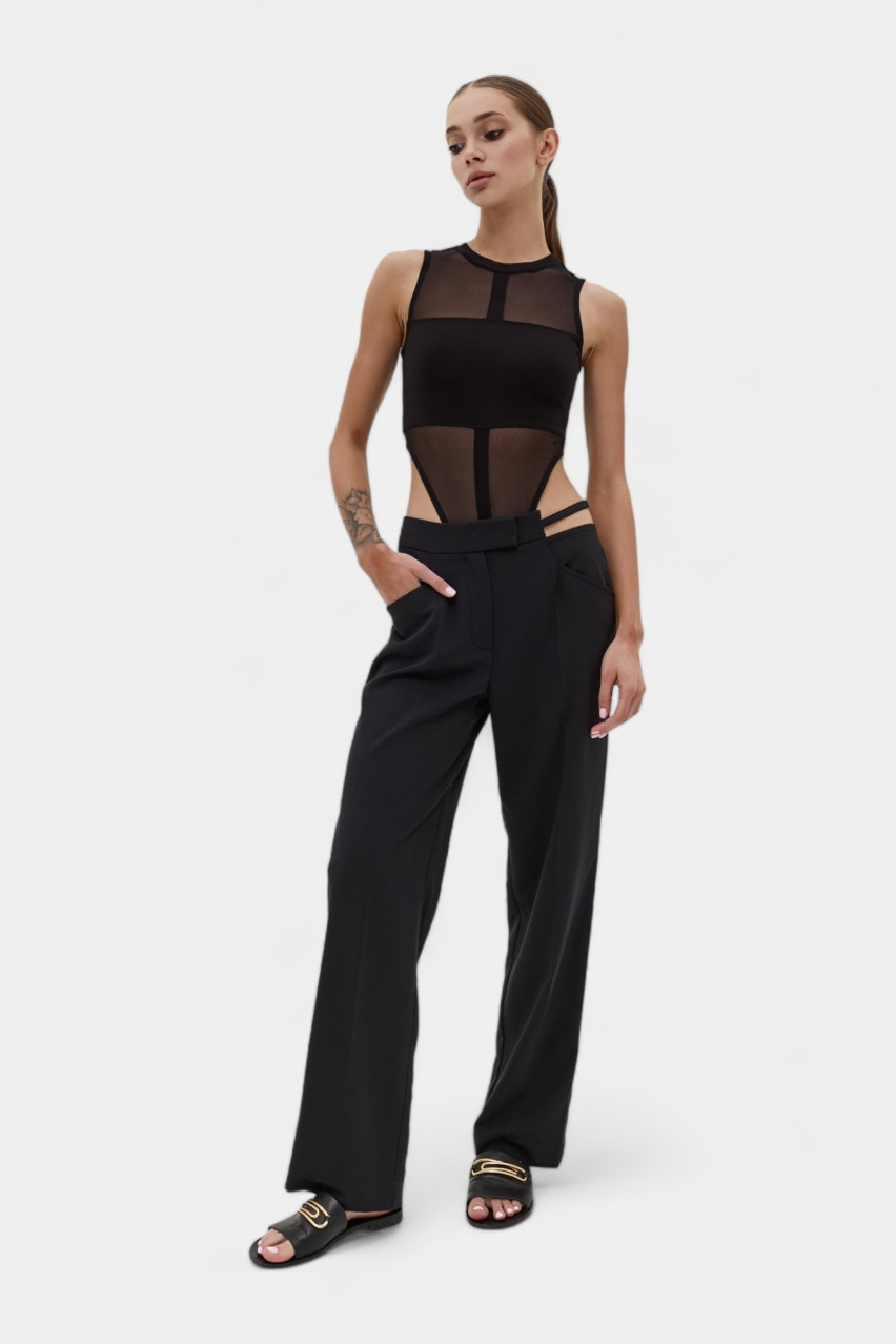 Чорне боді-сітка BLAZH.