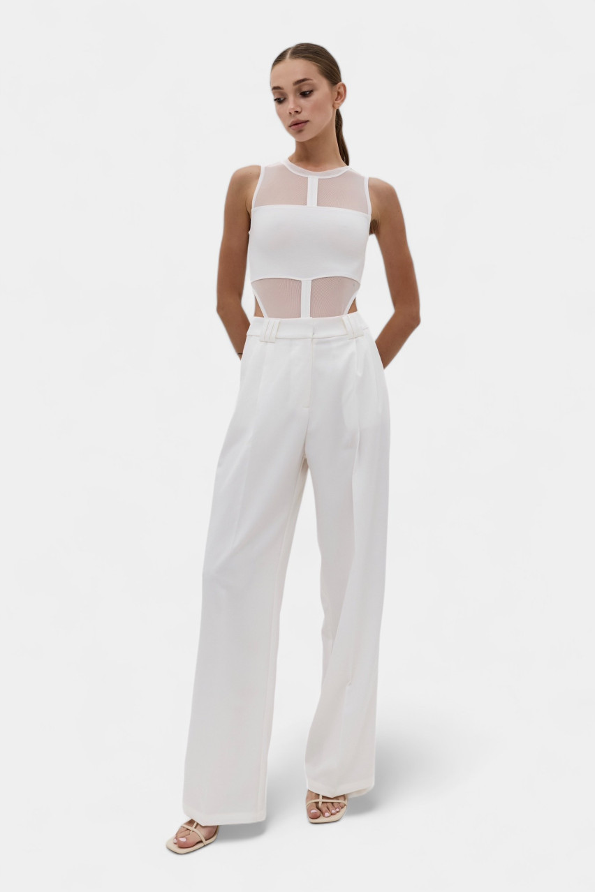 Біле боді-сітка BLAZH.