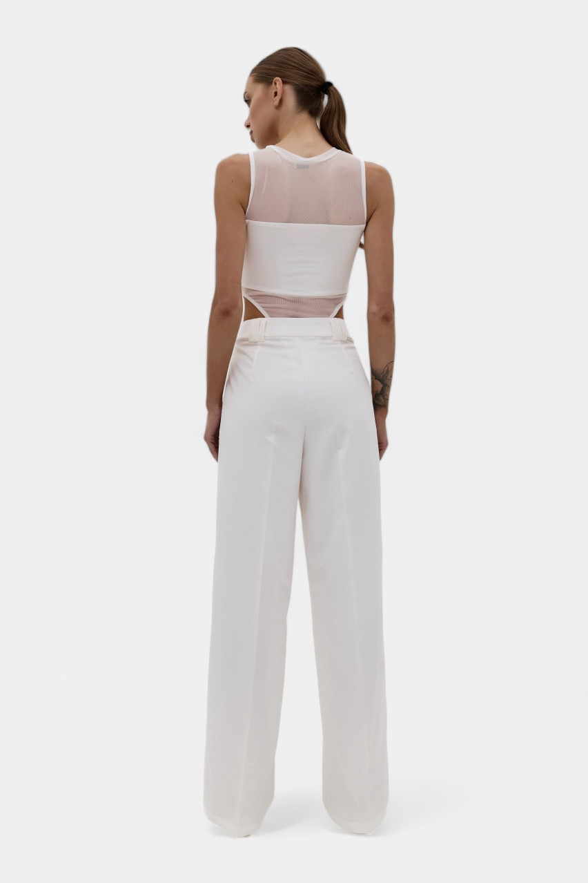 Біле боді-сітка BLAZH.