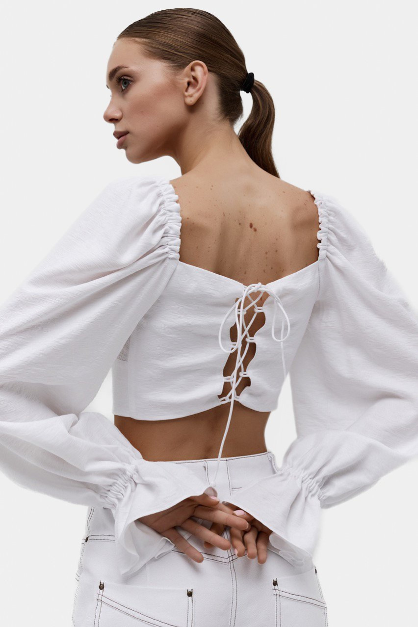 Біла блуза BLAZH.