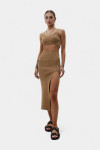 Кэмел трикотажный костюм